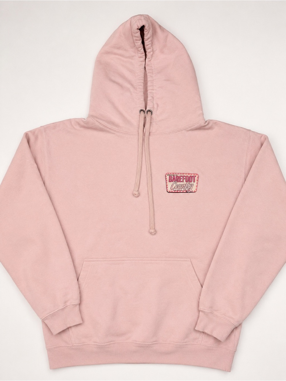 Barefoot Country Wildwood NJ Pink Hoodie Sweatshirt Pullover Festival Women’s